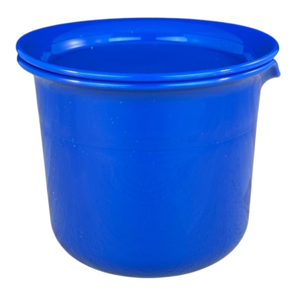 Tupperware Mexico Exclusive Blue Sugar Bowl with Lid Tupperware Azucarera - Picture 6 of 10